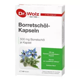 BORRETSCHÖL KAPSELN Dr.Wolz, 60 kpl