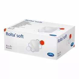 ROLTA pehmeä synteettinen puuvillaside 6 cmx3 m, 6 kpl