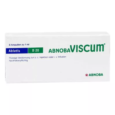 ABNOBAVISCUM Abietis D 20 ampullia, 8 kpl ABNOBAVISCUM Abietis D 20 ampullia, 8 kpl