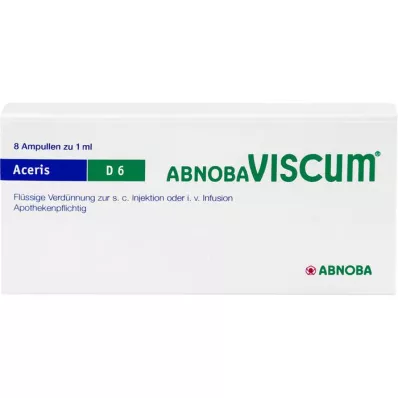 ABNOBAVISCUM Aceris D 6 -ampullit, 8 kpl