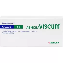ABNOBAVISCUM Amygdali D 6 ampullia, 8 kpl