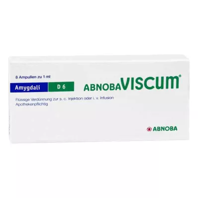 ABNOBAVISCUM Amygdali D 6 ampullia, 8 kpl