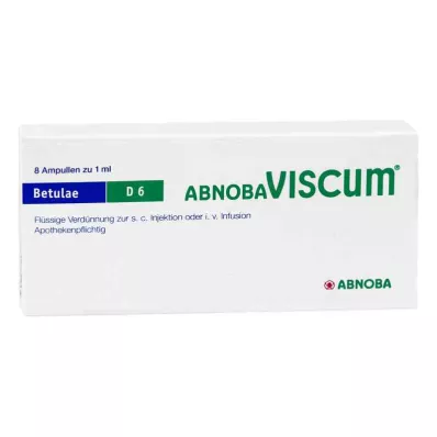 ABNOBAVISCUM Betulae D 6 -ampullit, 8 kpl