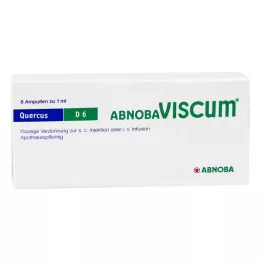ABNOBAVISCUM Quercus D 6 ampullia, 8 kpl