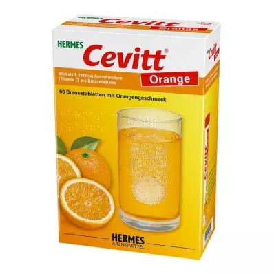 HERMES Cevitt Appelsiini-hapotustabletit, 60 kpl HERMES Cevitt Appelsiini-hapotustabletit, 60 kpl