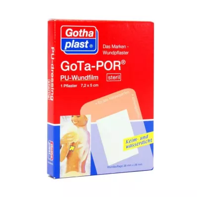 GOTA-POR Haavalaastari 5x7,2 cm steriili, 1 kpl