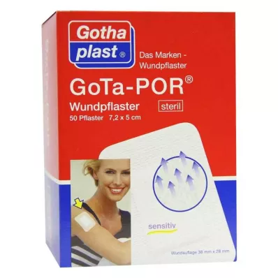 GOTA-POR Haavalaastari 5x7,2 cm steriili, 50 kpl GOTA-POR Haavalaastari 5x7,2 cm steriili, 50 kpl