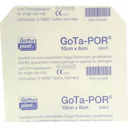 GOTA-POR Haavalaastari steriili 60x100 mm, 1 kpl