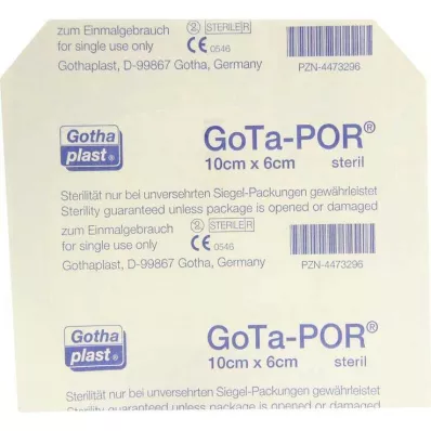 GOTA-POR Haavalaastari steriili 60x100 mm, 1 kpl GOTA-POR Haavalaastari steriili 60x100 mm, 1 kpl