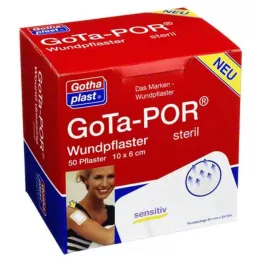GOTA-POR Haavalaastari steriili 60x100 mm, 50 kpl