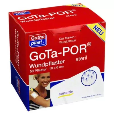 GOTA-POR Haavalaastari steriili 60x100 mm, 50 kpl GOTA-POR Haavalaastari steriili 60x100 mm, 50 kpl