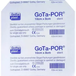 GOTA-POR Haavalaastari steriili 80x100 mm, 1 kpl