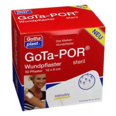 GOTA-POR Haavalaastari steriili 80x100 mm, 50 kpl