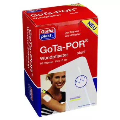GOTA-POR Haavalaastari steriili 100x150 mm, 50 kpl
