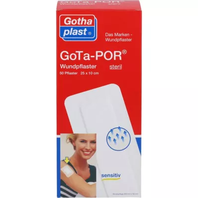 GOTA-POR Haavalaastari steriili 100x250 mm, 50 kpl