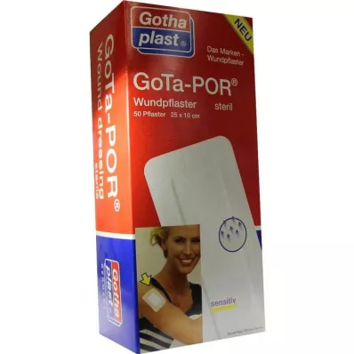 GOTA-POR Haavalaastari steriili 100x250 mm, 50 kpl