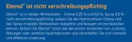 Instructions for use for EBENOL 0,25 % kermaa, 25 g - 4