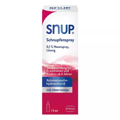 SNUP Nuhasuihke 0,1 % nenäsumute, 15 ml SNUP Nuhasuihke 0,1 % nenäsumute, 15 ml