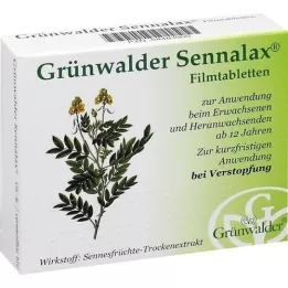 GRÜNWALDER Sennalax kalvopäällysteiset tabletit, 30 kpl