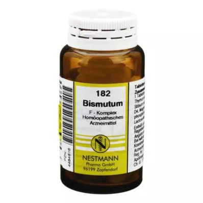 BISMUTUM F Complex -tabletit nro 182, 120 kpl BISMUTUM F Complex -tabletit nro 182, 120 kpl