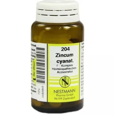 ZINCUM CYANATUM F Complex No.204 tabletit, 120 kpl