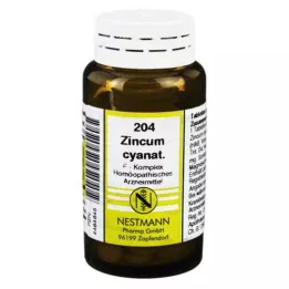 ZINCUM CYANATUM F Complex No.204 tabletit, 120 kpl