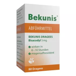 BEKUNIS Bisakodyyli 5 mg enteropäällysteiset tabletit, 80 kpl
