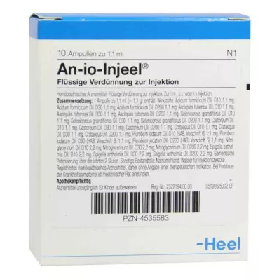 AN-IO Injeel-ampullit, 10 kpl AN-IO Injeel-ampullit, 10 kpl