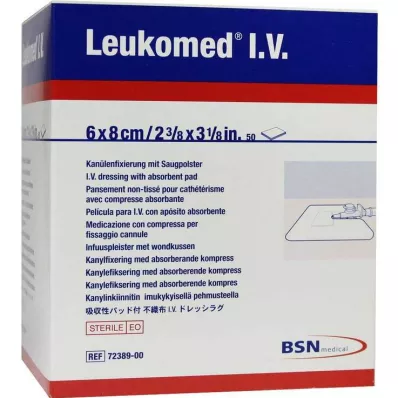 LEUKOMED I.V. kipsi, 50 kpl LEUKOMED I.V. kipsi, 50 kpl