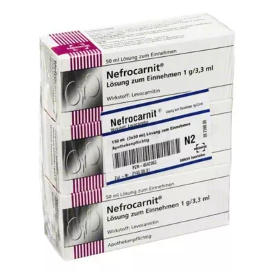 NEFROCARNIT Oraaliliuos, 150 ml