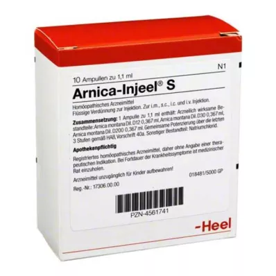 ARNICA INJEEL S Ampullit, 10 kpl ARNICA INJEEL S Ampullit, 10 kpl