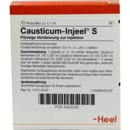 CAUSTICUM INJEEL S Ampullit, 10 kpl