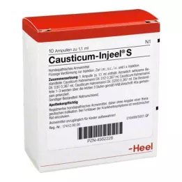 CAUSTICUM INJEEL S Ampullit, 10 kpl
