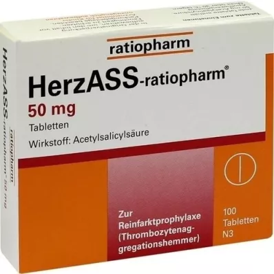 HERZASS-ratiopharm 50 mg tabletit, 100 kpl