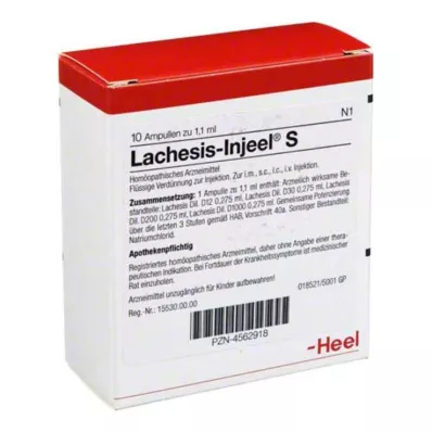 LACHESIS INJEEL S Ampullit, 10 kpl