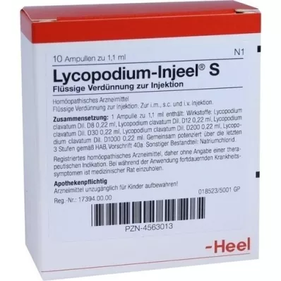 LYCOPODIUM INJEEL S Ampullit, 10 kpl