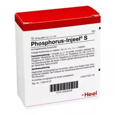 PHOSPHORUS INJEEL S Ampullit, 10 kpl