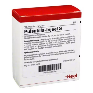 PULSATILLA INJEEL S Ampullit, 10 kpl