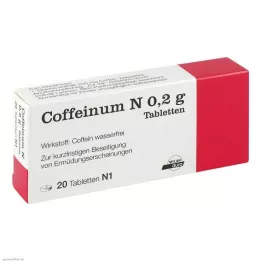 COFFEINUM N 0,2 g tabletteja, 20 kpl