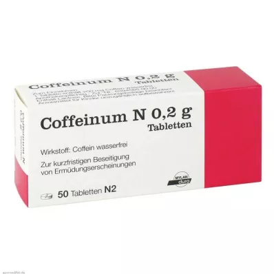 COFFEINUM N 0,2 g tabletit, 50 kpl