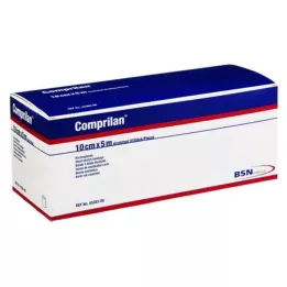 COMPRILAN Elastinen sidos 10 cm x 5 m, 10 kpl