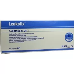 LEUKOFIX Sidekipsi 1,25 cm x 5 m, 24 kpl