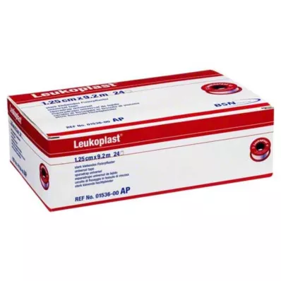 LEUKOPLAST 1,25 cmx9,2 m, 24 kpl LEUKOPLAST 1,25 cmx9,2 m, 24 kpl