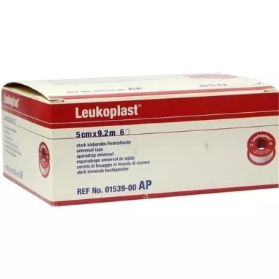 LEUKOPLAST 5 cmx9,2 m, 6 kpl