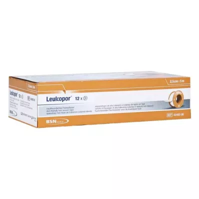 LEUKOPOR 2,5 cmx5 m, 12 kpl