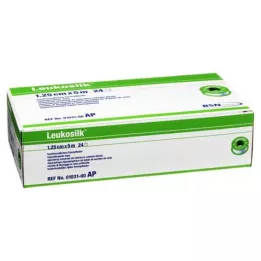 LEUKOSILK 1,25 cmx5 m, 24 kpl