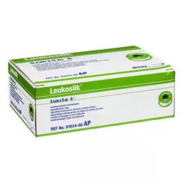 LEUKOSILK 5 cmx5 m, 6 kpl