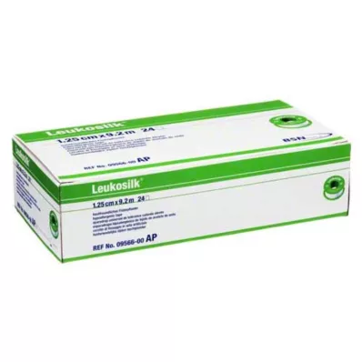 LEUKOSILK 1,25 cmx9,2 m, 24 kpl