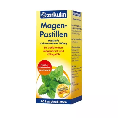 ZIRKULIN Mahapastillit, 40 kpl