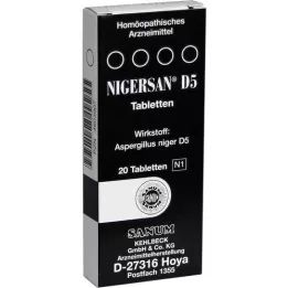 NIGERSAN D 5 tablettia, 20 kpl